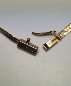 Amethyst & Diamond Gold Bracelet clasp