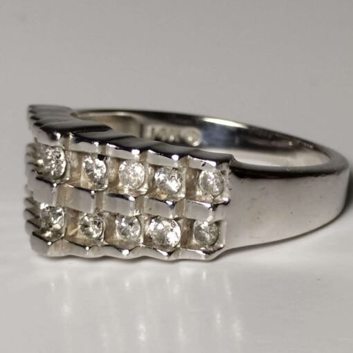 Art Deco Diamond Ring side