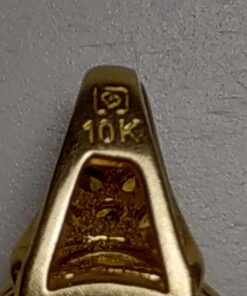 Citrine & Diamond Gold Pendant marking