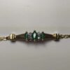 Emerald and Diamond Bracelet close up