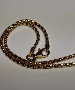Heavy Ruby & Diamond Gold Heart Necklace chain