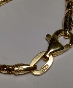 Heavy Ruby & Diamond Gold Heart Necklace clasp