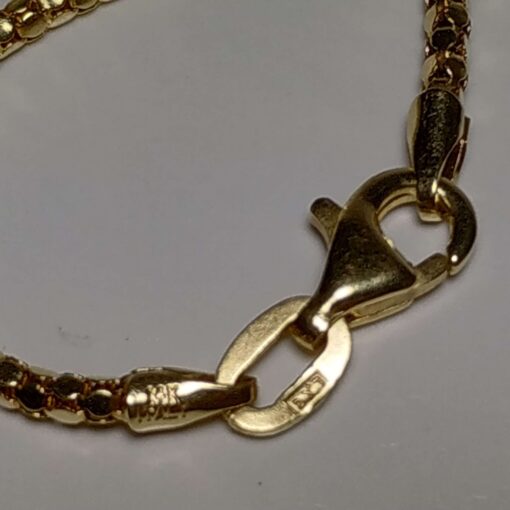 Heavy Ruby & Diamond Gold Heart Necklace clasp