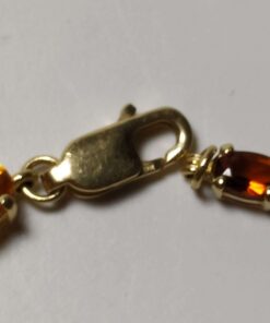 Multi-Color Citrine Gemstone Bracelet clasp