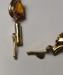 Multi-Color Citrine Gold Bracelet clasp