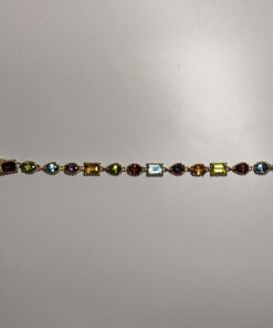 Multi-Color Gemstone Bracelet full view