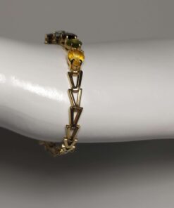 Multi-Color Gemstone Bracelet side view