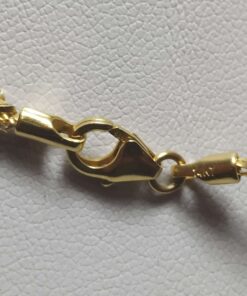 Onyx & Diamond Gold Necklace clasp