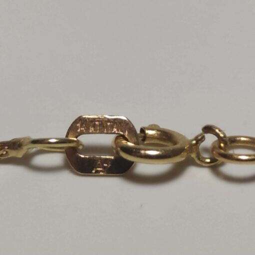 Peridot & Diamond Gold Necklace marking