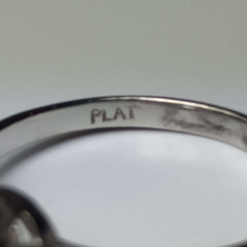 Platinum 1.50ct Diamond ring marking