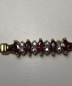 Ruby & Diamond Bracelet closeup