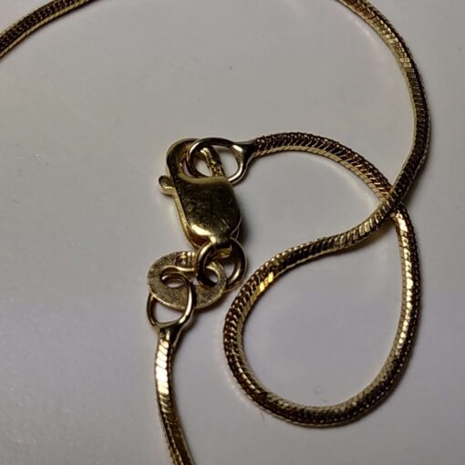Smoky Quartz & Diamond Gold Necklace chain