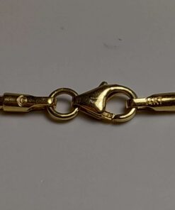 Smoky Quartz & Diamond Gold Necklace clasp