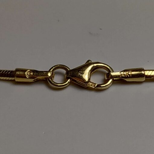 Smoky Quartz & Diamond Gold Necklace clasp