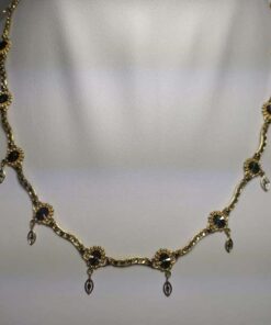 Two-Tone Gold Diamond-Cut Necklace