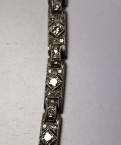 Vintage Platinum & Diamond Watch band