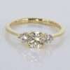 Three-Stone Diamond Engagement Ring uncut