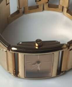 Armani Exchange Ladies Rose Bracelet Watch bezel
