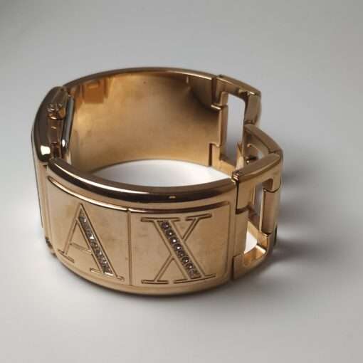 Armani Exchange Ladies Rose Bracelet Watch close up side