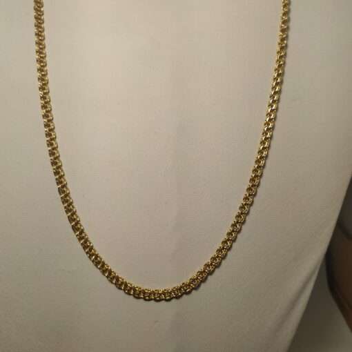 18k Yellow Gold Extra Heavy Double Link Chain