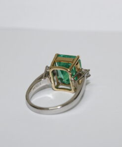 Alternative view of The Colombian Emerald Crown Ring