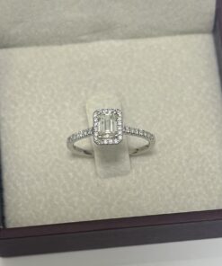 Halo Diamond Engagement Ring