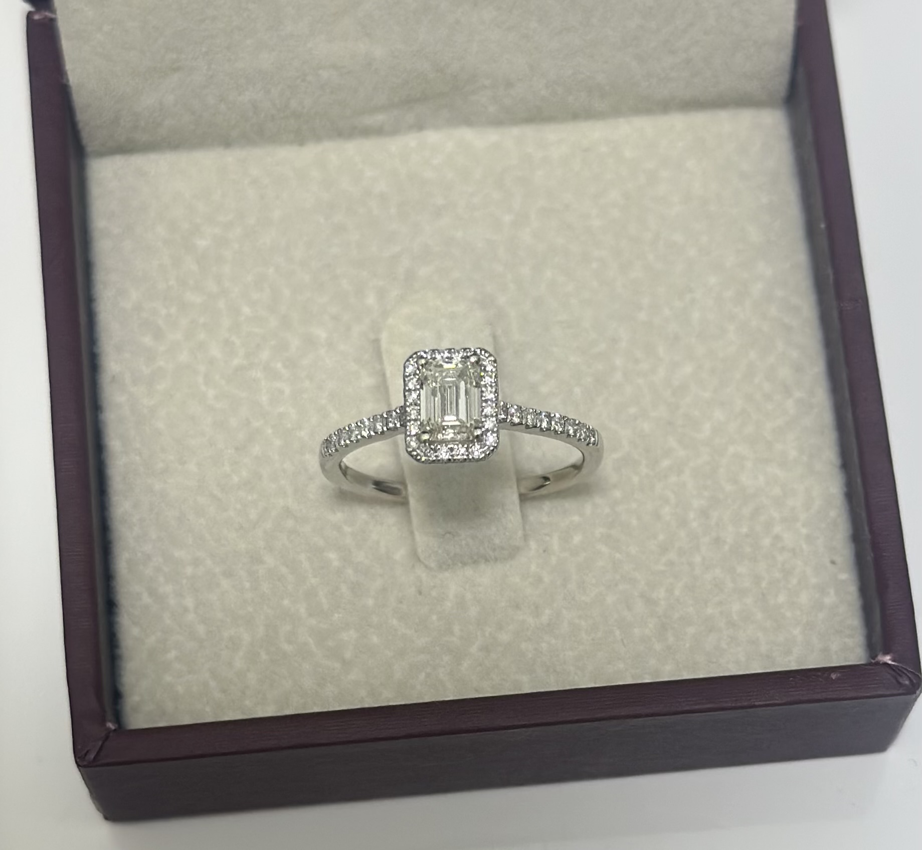 Halo Diamond Engagement Ring