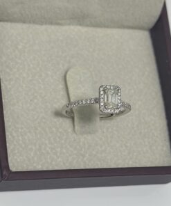 Alternative view of Halo Diamond Engagement Ring