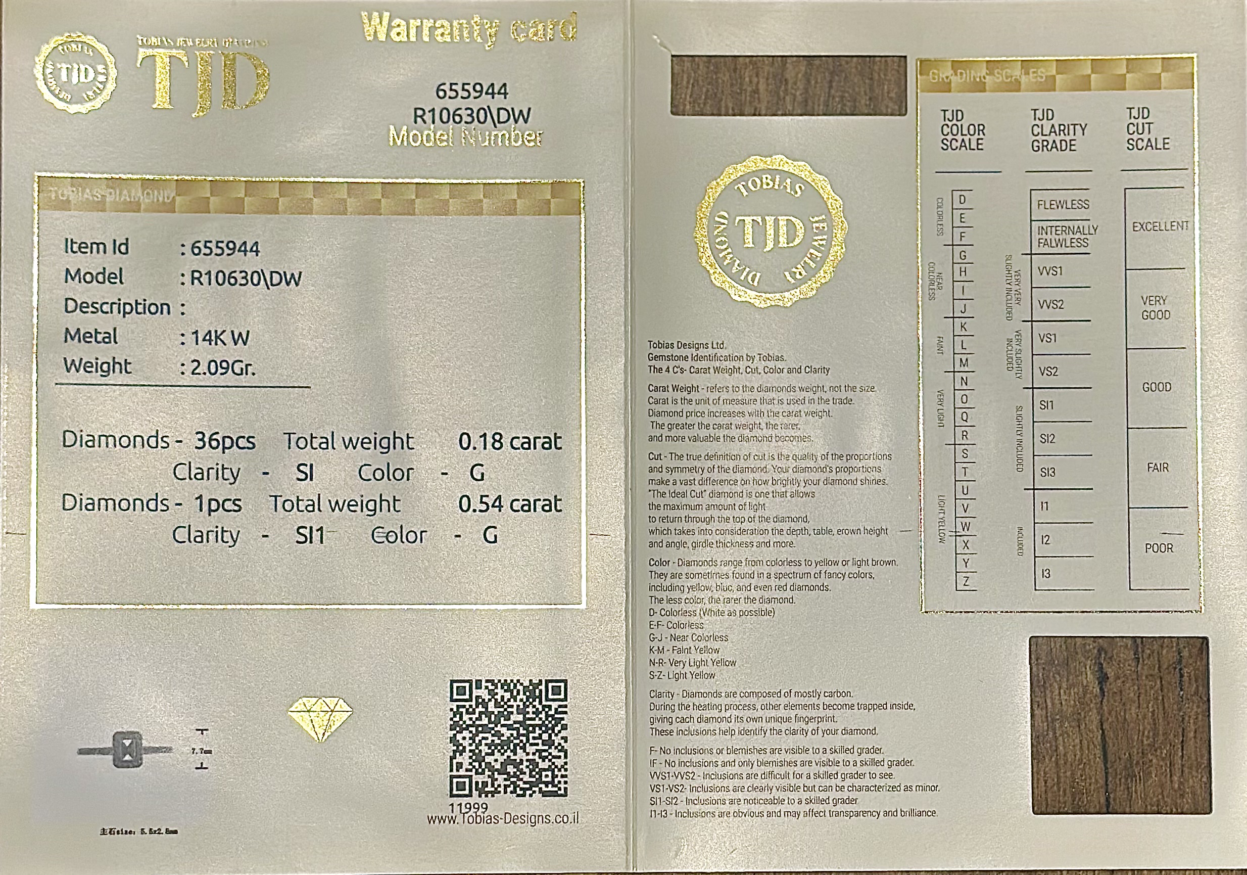 Halo Diamond Engagement Ring - Image 6