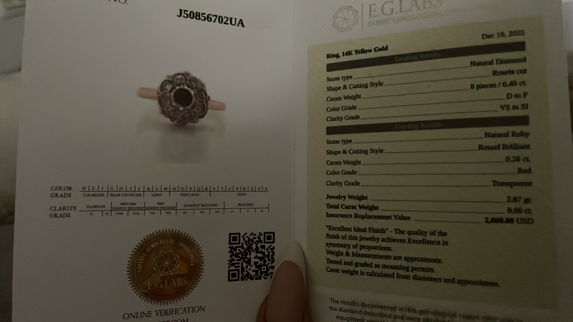 Vintage Ruby and Diamond Ring - Image 3