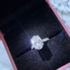 Exclusive 3-carat lab-grown diamond white gold ring